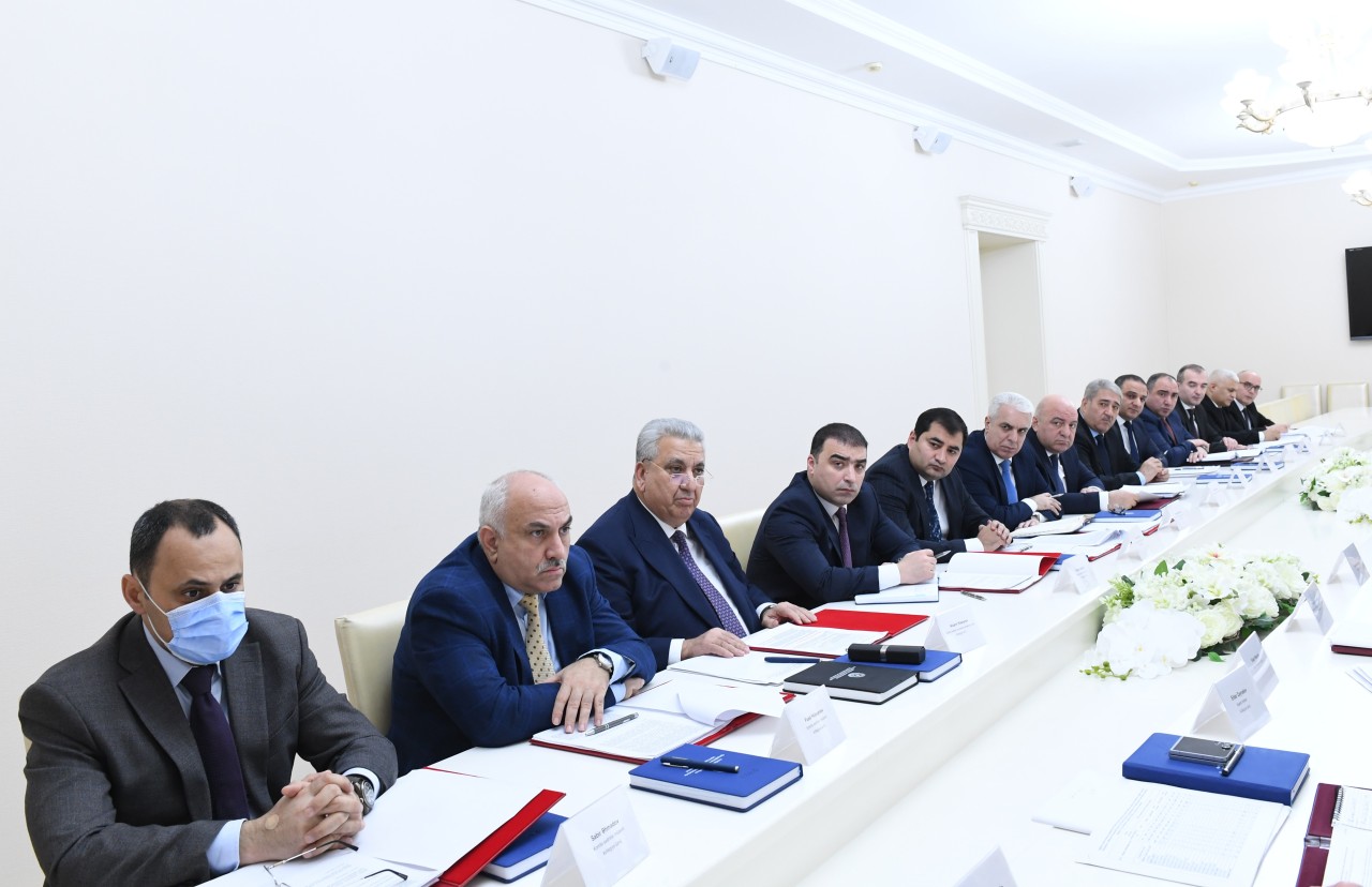 Rövşən Rzayev kollegiya iclası keçirdi - Tapşırıqlar verdi (FOTOLAR)